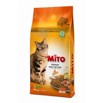 MİTO Tavuklu Kedi Maması 1 Kg 20 li KOLİ